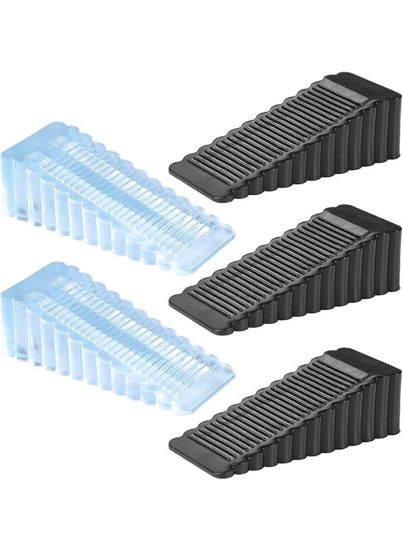 ChicAbode Share Door Stopper Rubber Door Wedge Stainless Steel and Rubber Heavy Duty Non-Scratching and Anti-Slip Doorstop - Image 1